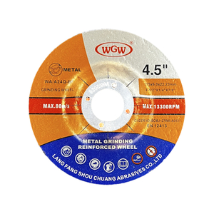 Abrasive Grinding Disc 4.5inch High Hardness OEM Accepted 1 Piece Faster Grinding Rates ISO9001 Certified 3-Year Warranty MPA