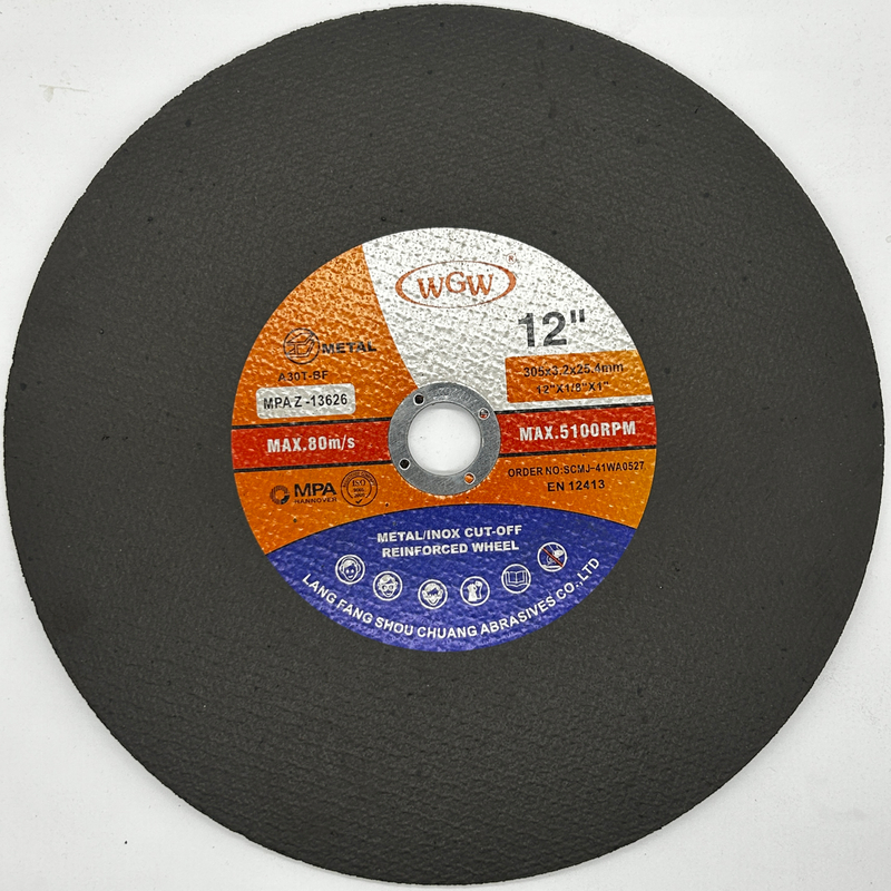 WGW T41-305x3.2x25.4mm Abrasive Cutting Disc for Metal Working and Stainless Ste
