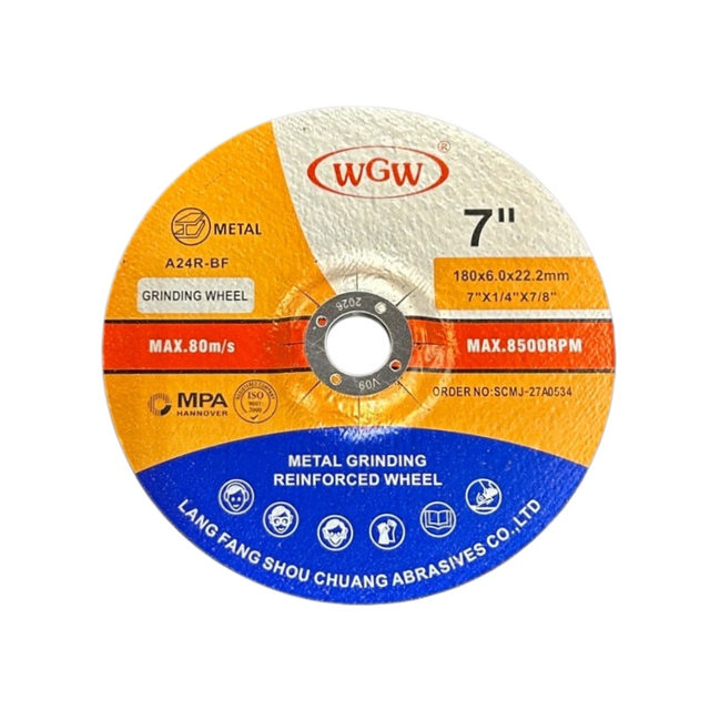 WGW T27 7-Inch High Hardness Aluminum Oxide Abrasive Cutting Disc for Stainless Steel （3mm）