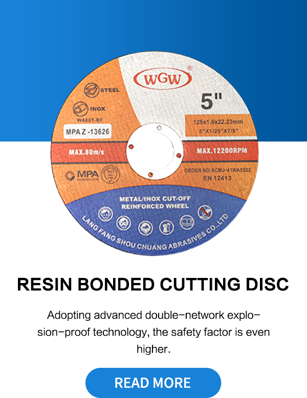 RESIN BONDED CUTTING DISC