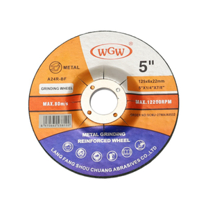 WGW T27 5 -Inch High Hardness Aluminum Oxide Abrasive Cutting Disc for Stainless Steel
