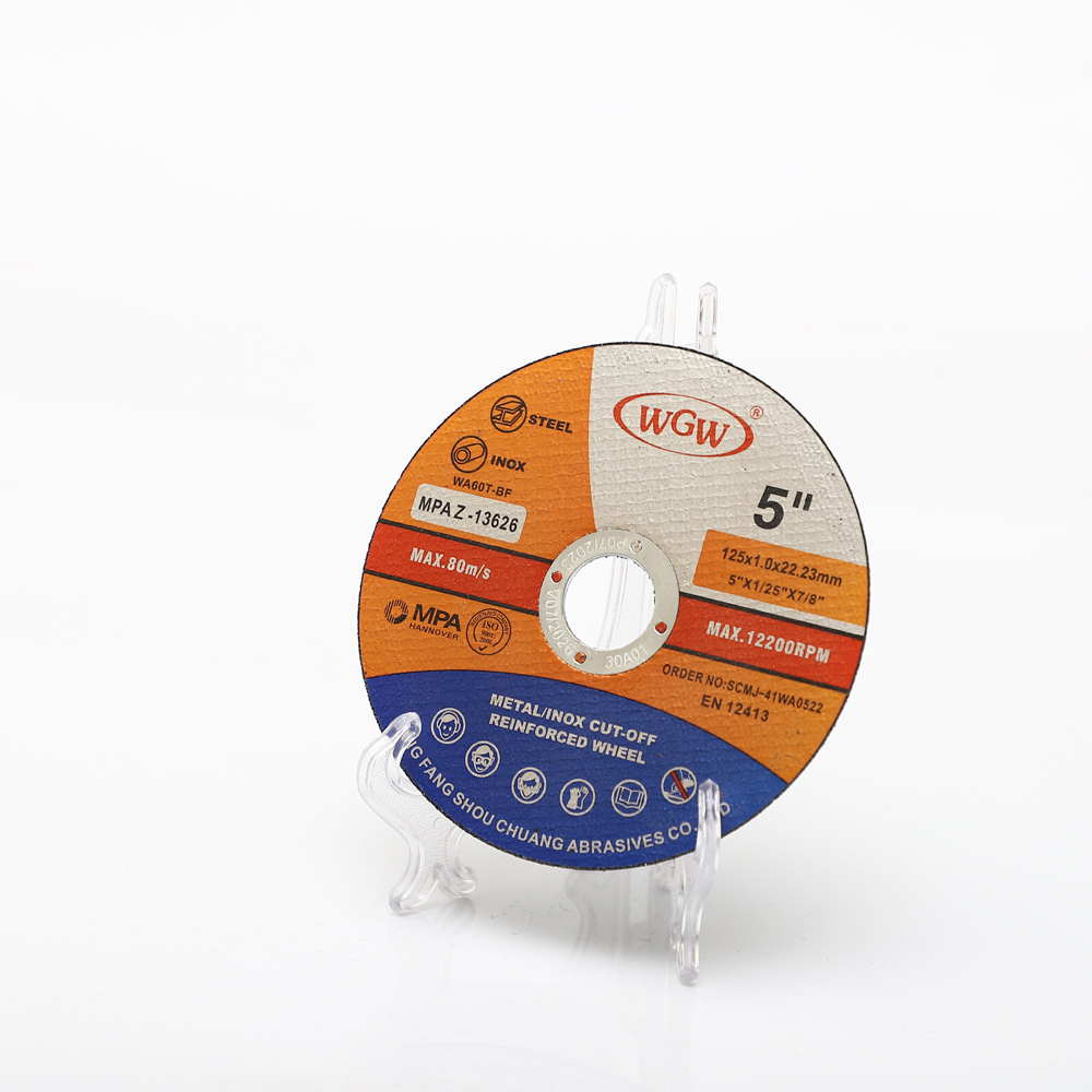 Abrasive Cutting Disc 4.5inch High Hardness OEM Accepted 1 Piece Faster Grinding Rates ISO9001 Certified 3-Year Warranty MPA