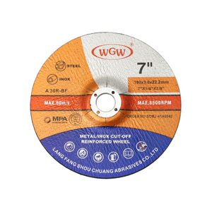 Abrasive Cutting Disc 7inch High Hardness OEM Accepted 1 Piece Faster Grinding Rates ISO9001 Certified 3-Year Warranty MPA (T42)