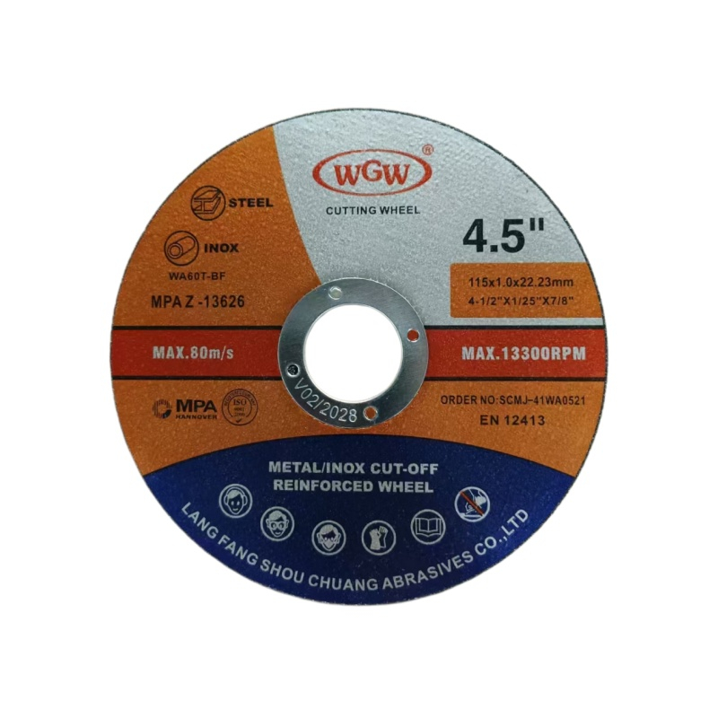 WGW 4.5Inch (115x1.0x22.23mm) Industrial Metal Cutting Disc - Langfang Shouchuan