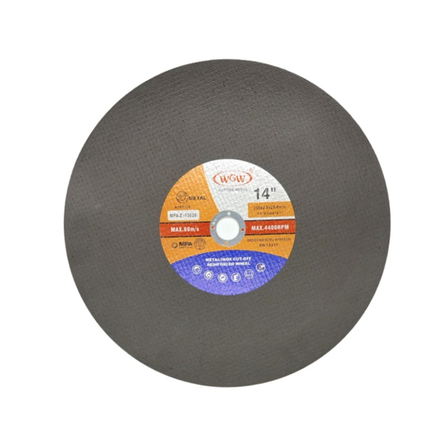WGW Long-Life 355mm X 2.8 X22.23mm Metal Cutting Disc 80m/s High Hardness Portable Angle Grinder 