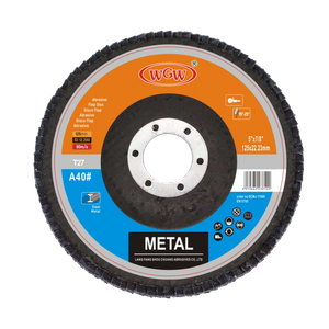 WGW Long-Life 125mm X22mm Flap Disc High Hardness Portable Angle Grinder 