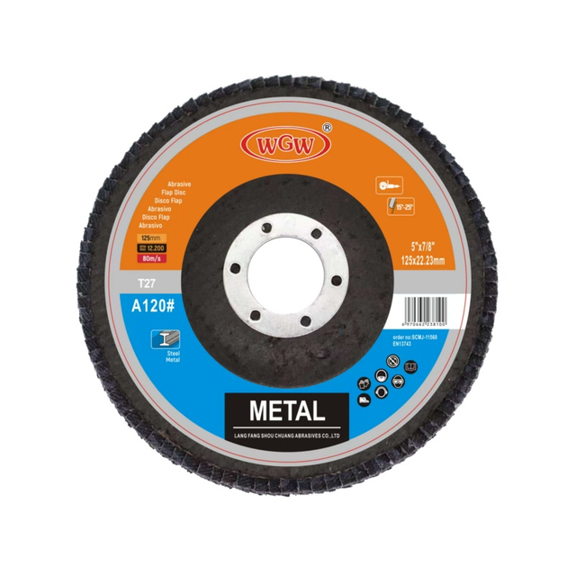 High-quality 125x22 120# Flap Discs From The Source Factory, Universal for Grinding And Polishing, Customized Services Available 