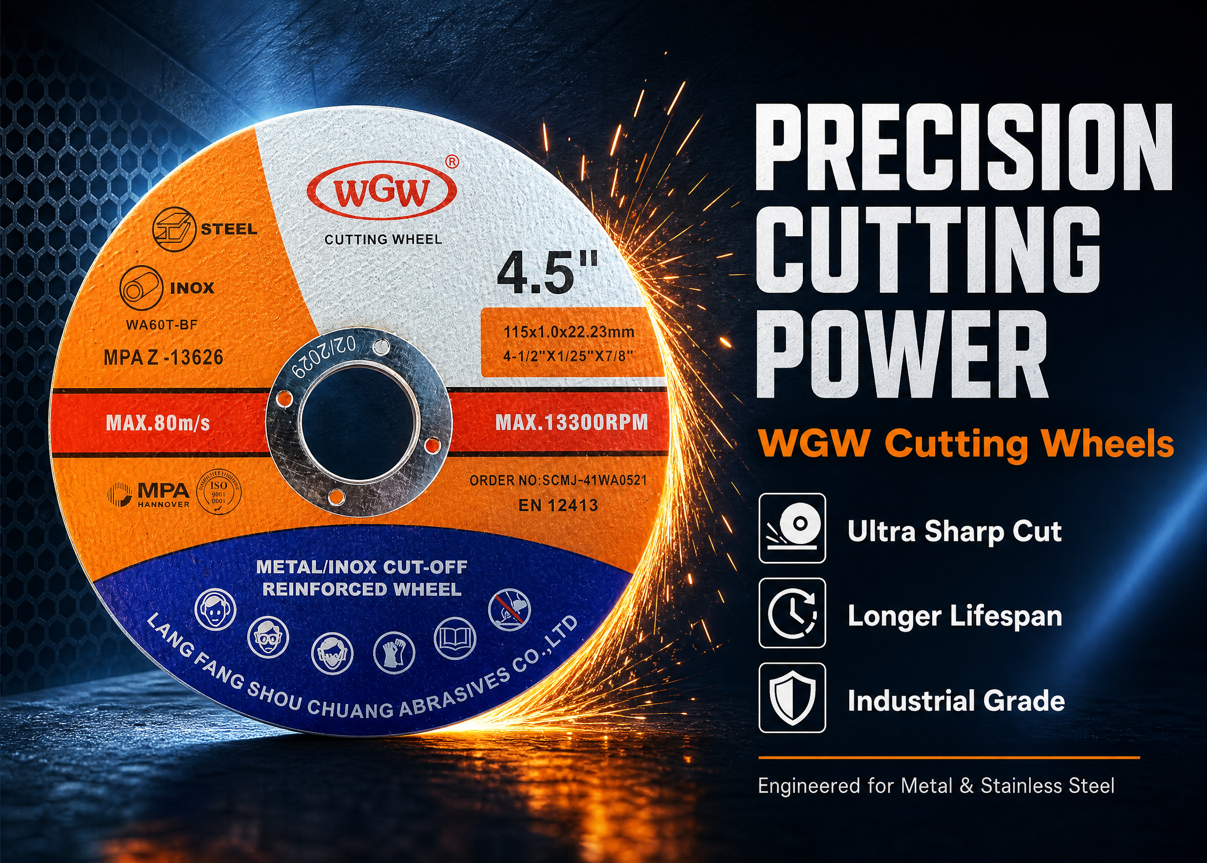 All-New WGW Ultra-Thin Cutting Discs: Precision & Efficiency Redefined
